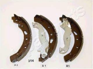 Тормозные колодки барабанные JAPANPARTS GF-314AF