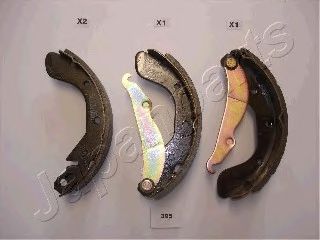 Тормозные колодки барабанные JAPANPARTS GF-395AF