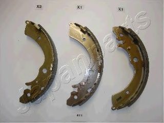 Тормозные колодки барабанные JAPANPARTS GF-411AF