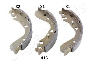 Тормозные колодки барабанные JAPANPARTS GF-413AF