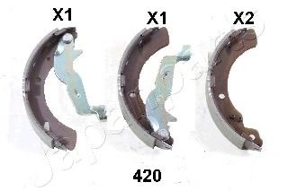 Тормозные колодки барабанные JAPANPARTS GF-420AF