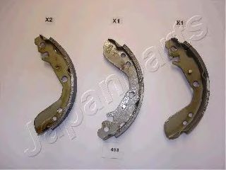 Тормозные колодки барабанные JAPANPARTS GF-493AF