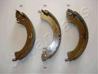 Тормозные колодки барабанные JAPANPARTS GF-501AF