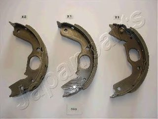 Тормозные колодки барабанные JAPANPARTS GF-503AF