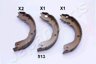 Тормозные колодки барабанные JAPANPARTS GF-513AF