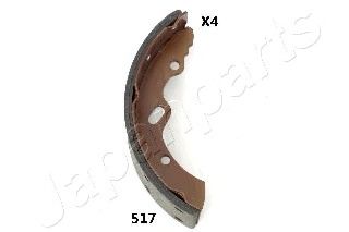 Тормозные колодки барабанные JAPANPARTS GF-517AF Тормозные колодки барабанные JAPANPARTS GF-517AF