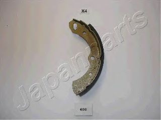 Тормозные колодки барабанные JAPANPARTS GF-602AF