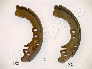 Тормозные колодки барабанные JAPANPARTS GF-611AF