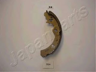 Тормозные колодки барабанные JAPANPARTS GF-704AF