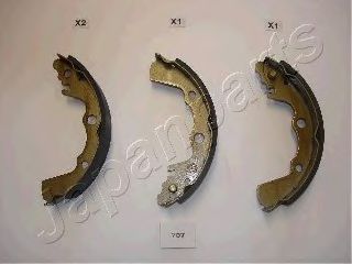 Тормозные колодки барабанные JAPANPARTS GF-707AF