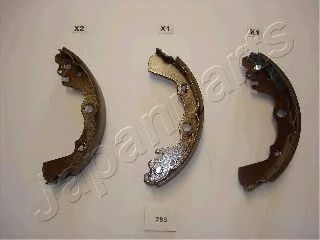 Тормозные колодки барабанные JAPANPARTS GF-799AF