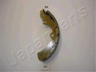 Тормозные колодки барабанные JAPANPARTS GF-801AF