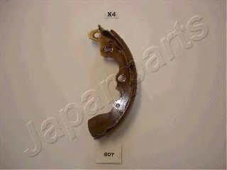 Тормозные колодки барабанные JAPANPARTS GF-807AF