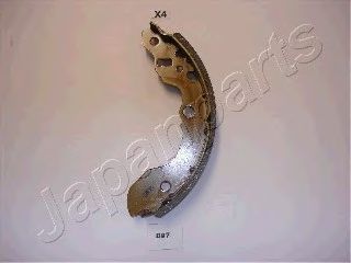 Тормозные колодки барабанные JAPANPARTS GF-897AF