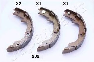 Тормозные колодки барабанные JAPANPARTS GF-909AF