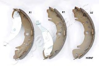Тормозные колодки барабанные JAPANPARTS GF-H08AF