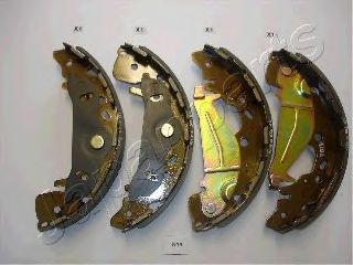 Тормозные колодки барабанные JAPANPARTS GF-K14AF