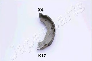 Тормозные колодки барабанные JAPANPARTS GF-K17AF