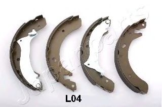 Тормозные колодки барабанные JAPANPARTS GF-L04AF