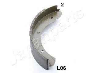 Тормозные колодки барабанные JAPANPARTS GF-L06AF