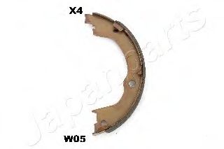 Тормозные колодки барабанные JAPANPARTS GF-W05AF