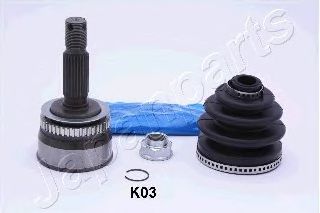 ШРУС с пыльником JAPANPARTS GI-K03