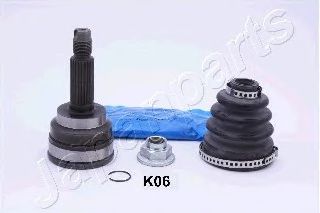 ШРУС с пыльником JAPANPARTS GI-K06