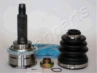 ШРУС с пыльником JAPANPARTS GI-W01