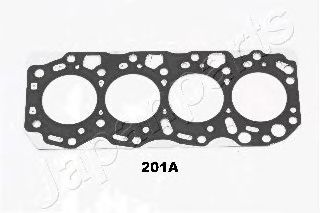 Прокладка головки блока цилиндра JAPANPARTS GT-201A