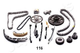 Цепь ГРМ, комплект JAPANPARTS KDK-116