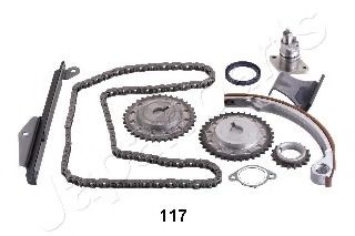 Цепь ГРМ, комплект JAPANPARTS KDK-117