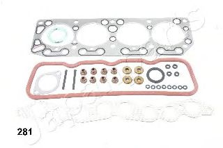 Комплект прокладок, головка цилиндра JAPANPARTS KG-281