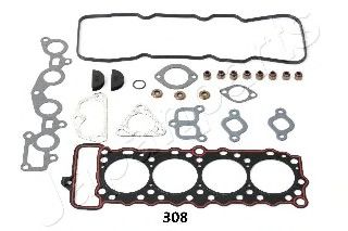 Комплект прокладок, головка цилиндра JAPANPARTS KG-308