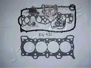 Комплект прокладок, головка цилиндра JAPANPARTS KG-432