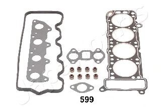 Комплект прокладок, головка цилиндра JAPANPARTS KG-599