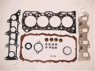 Комплект прокладок, головка цилиндра JAPANPARTS KG-812