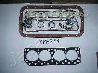 Комплект прокладок двигателя JAPANPARTS KM-281