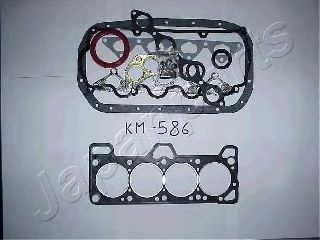 Комплект прокладок двигателя JAPANPARTS KM-586