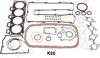 Комплект прокладок двигателя JAPANPARTS KM-K06