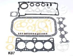 Комплект прокладок двигателя JAPANPARTS KM-K07