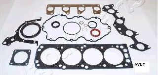 Комплект прокладок двигателя JAPANPARTS KM-W01