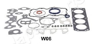 Комплект прокладок двигателя JAPANPARTS KM-W06