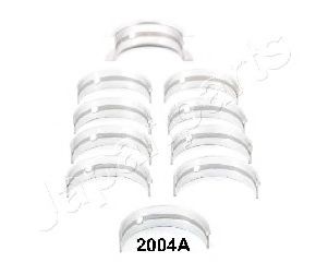 Комплект подшипников коленчатого вала JAPANPARTS MS2004A