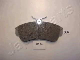 Тормозные колодки JAPANPARTS PA-015AF