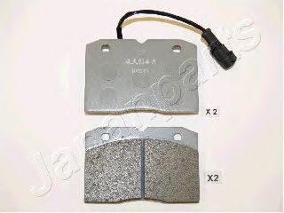 Тормозные колодки JAPANPARTS PA-016AF