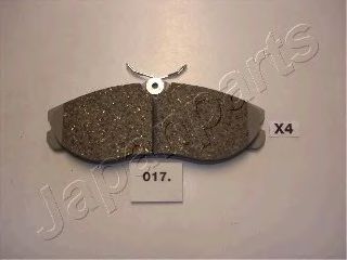 Тормозные колодки JAPANPARTS PA-017AF