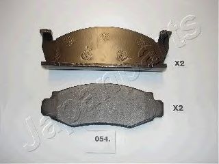 Тормозные колодки JAPANPARTS PA-054AF