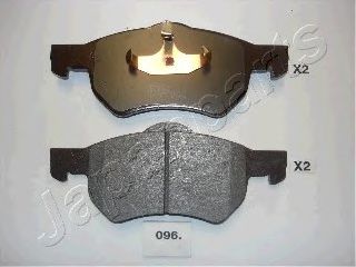 Тормозные колодки JAPANPARTS PA-096AF