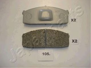 Тормозные колодки JAPANPARTS PA-105AF