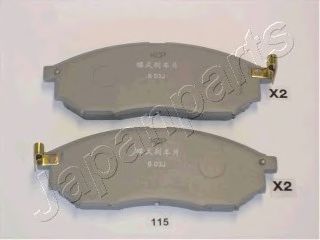 Тормозные колодки JAPANPARTS PA-115AF